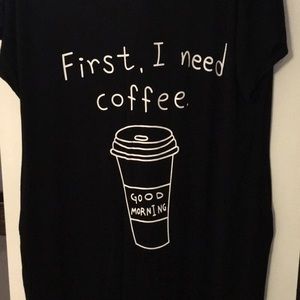 First I Need Coffee maxi dress